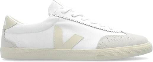 Veja Volley sneaker van canvas met suède details