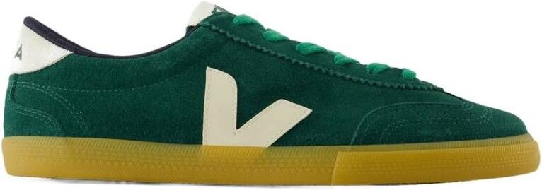 Veja Groene Suède Volley Sneakers Green - Foto 5