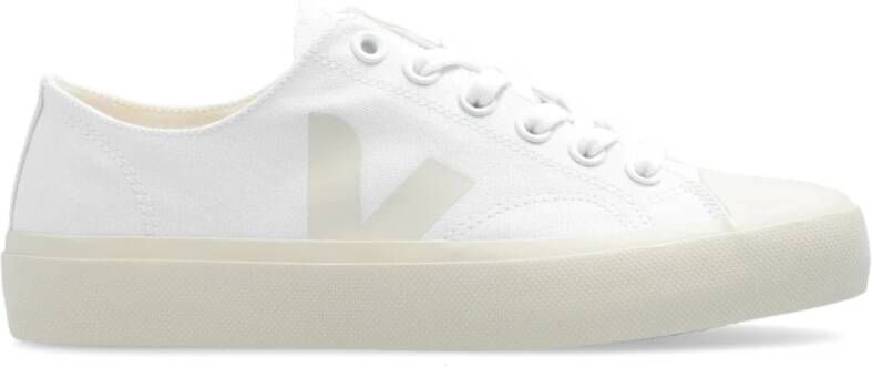 Veja Canvas Low-Top Sneakers Wit Pierre White