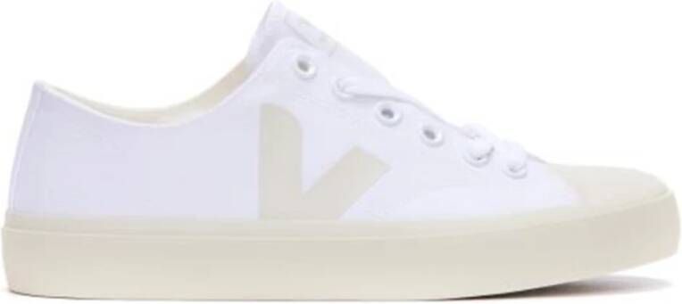 Veja Canvas Low-Top Sneakers Wit Pierre White