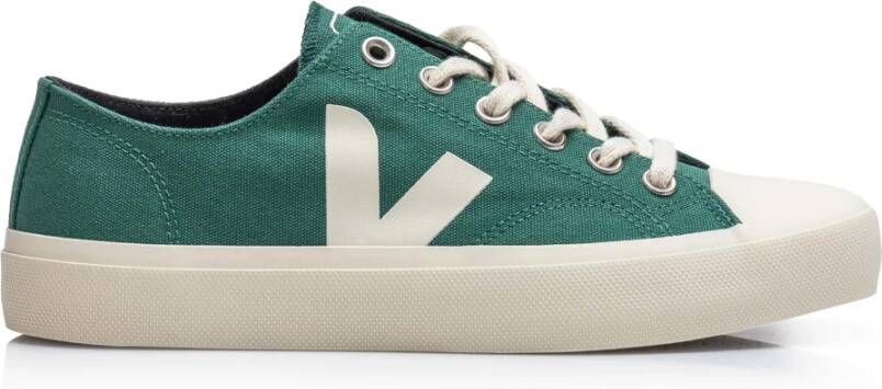 Veja Canvas Low-Top Sneakers Poker Pierre Green Heren