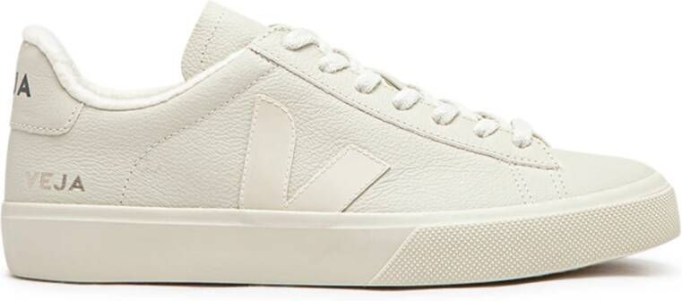 Veja Ivory Leren Sneakers voor Vrouwen Beige Dames