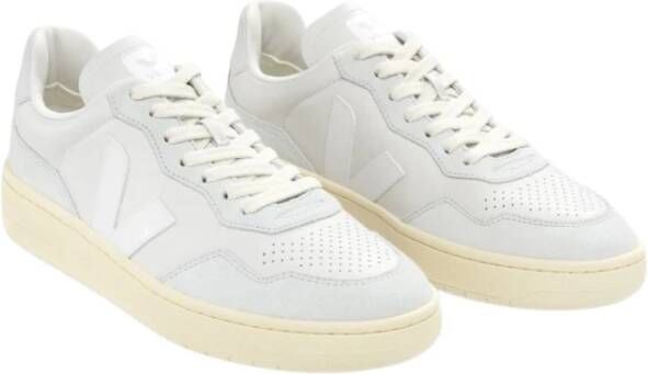 Veja Wit Leer Grind V-90 White Dames