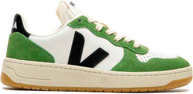 Veja Wit Zwart Kiwi Leren Sneakers