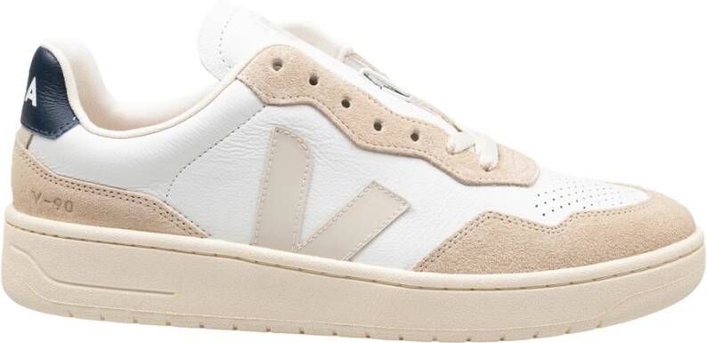 Veja Europees Project Sneakers Wit Leer Multicolor Heren