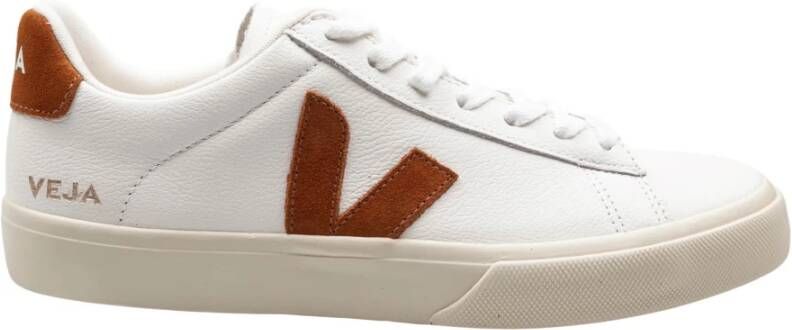 VEJA Lage Sneakers Dames Campo Maat: 42 Materiaal: Leer Kleur: Wit