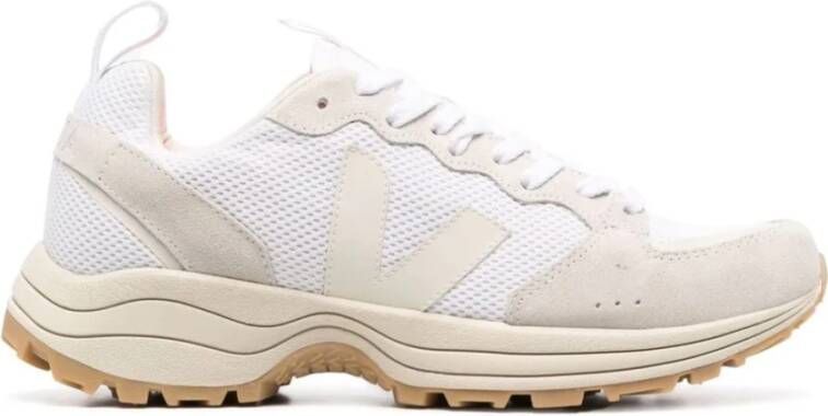 Veja Witte Tech Fabric Sneakers met Suède Inzetstukken White Dames - Foto 12