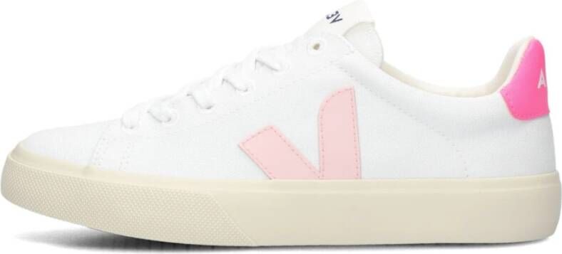Veja Witte Canvas Low Top Sneakers