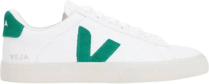 Veja Witte Sneakers Smaragd Accent Stijlvol White Heren
