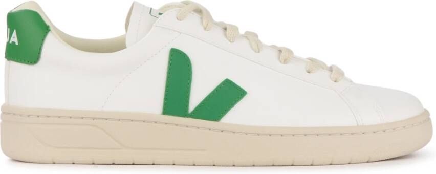 Veja Witte en Groene Vegan Leren Sneaker White Heren