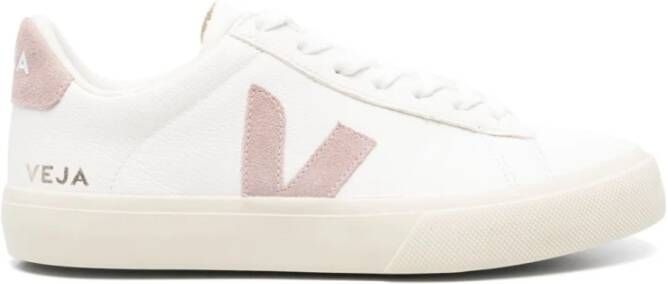 Veja Witte en roze sneakers voor vrouwen White Dames
