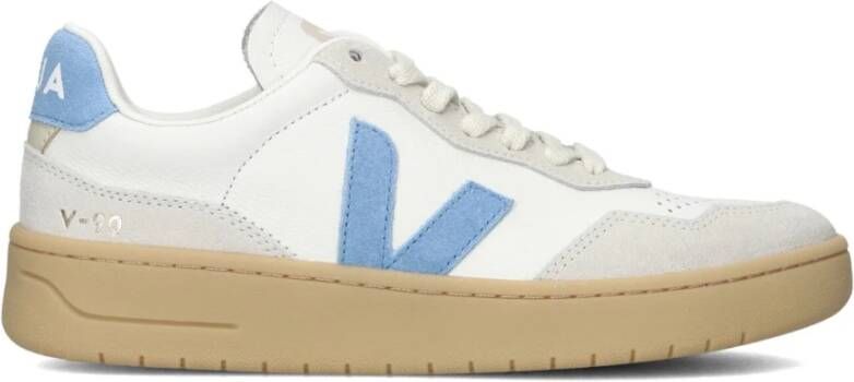 Veja Minimalistische leren sneakers met contrasterende hiel Multicolor