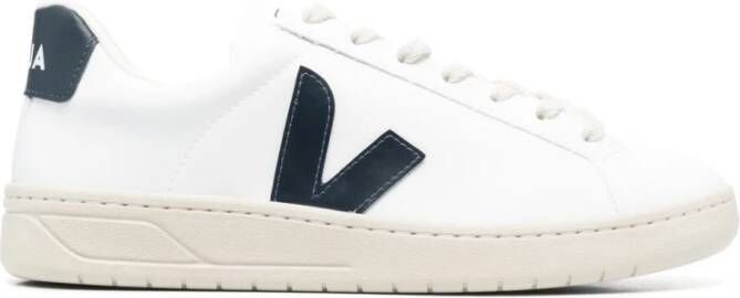 Veja Witte lage sneakers met contrasterende hiel White Heren