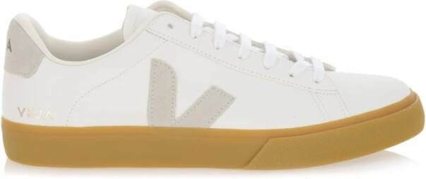 Veja Witte Leren Sneakers Campo Model White Heren