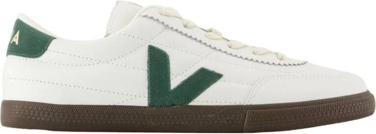 Veja Witte Leren Sneakers met Cyprus Eagle