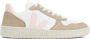 Veja Witte Leren Sneakers met Roze Details Multicolor Dames - Thumbnail 1