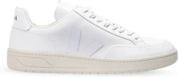 Veja Witte Leren Sneakers met Rubberen Zool - Foto 1