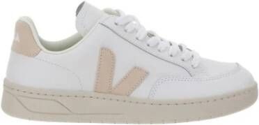 Veja Witte Leren Sneakers Moderne Stijl White Dames