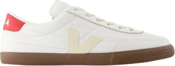 Veja Witte leren sneakers Panenka stijl