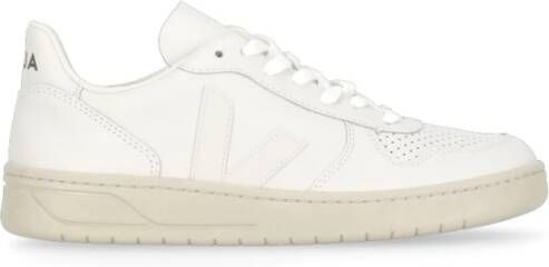 Veja V 10 Leather Herren Sneakers Sportschoenen Schoenen Leer Wit VX021270B - Foto 20