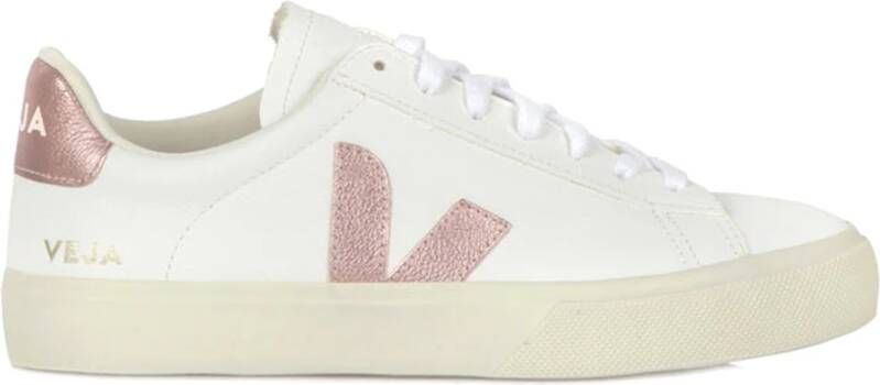 Veja Campo Chromefree Leather Dames Sneakers Schoenen Leer Wit CP0503128A - Foto 4