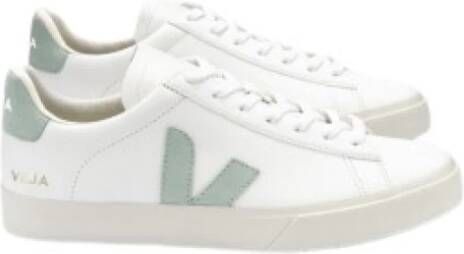 Veja Witte Matcha Leren Sneakers White Dames