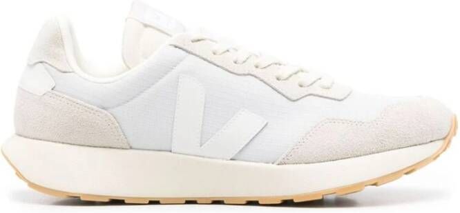 Veja Witte Sneaker met Suède Panelen White Heren