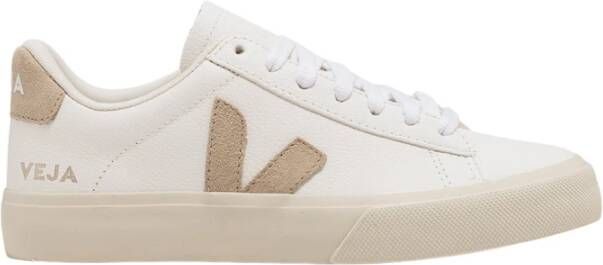 Veja Witte Sneakers Campo Stijl White Dames