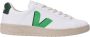 Veja Witte Sneakers Groen Logo Vetersluiting White Heren - Thumbnail 14