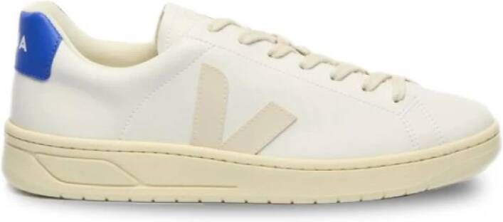 Veja Witte Sneakers met Blauwe Hiel White Heren