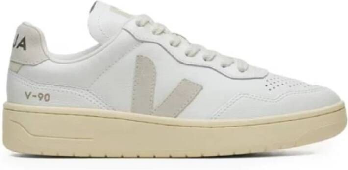 Veja Witte Sneakers met Natuurlijke Details White Heren