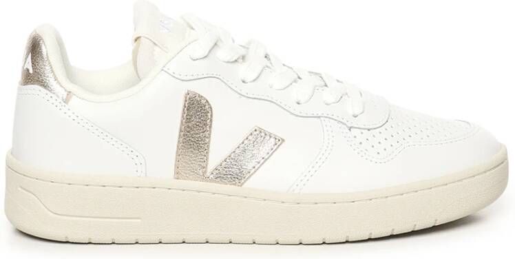 VEJA Lage Sneakers Dames V-10 Maat: 37 Materiaal: Leer Kleur: Wit - Foto 2