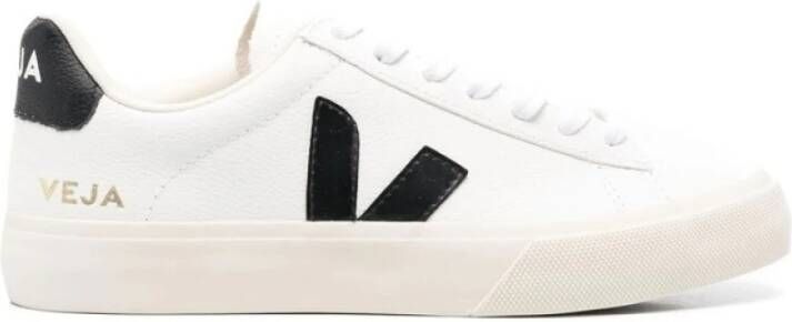 Veja Witte Sneakers met Zwarte Details White Heren