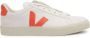 Veja Leren Logo Sneakers Vetersluiting Ronde Neus White - Thumbnail 31