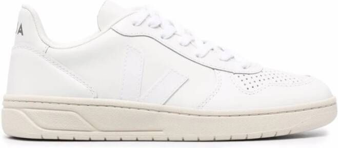 Veja V 10 Leather Herren Sneakers Sportschoenen Schoenen Leer Wit VX021270B - Foto 15