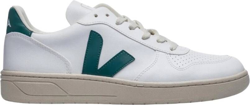 Veja Witte Groene Vegan Tennisgeïnspireerde Sneaker White - Foto 2