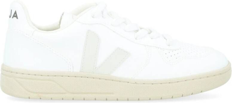 Veja Witte Vegan Leren Sneaker V-10 CWL White Dames