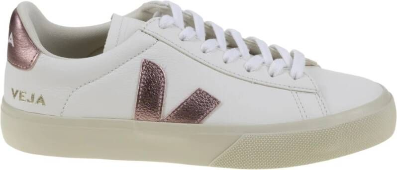 Veja Campo Chromefree Leather Dames Sneakers Schoenen Leer Wit CP0503128A - Foto 5