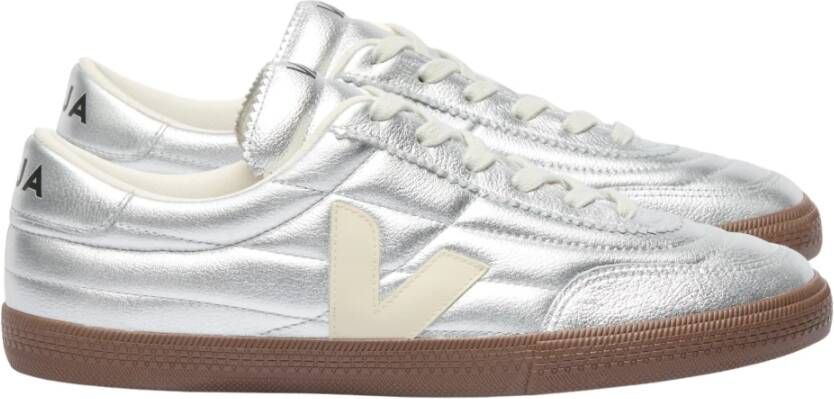 Veja Zilveren Damessneakers met Moderne Flair