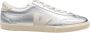 Veja Zilveren Leren Sneakers met Amazone Rubber Gray Dames - Thumbnail 2