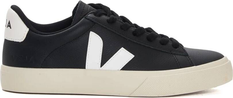 Veja Zwart Wit Leren Sneakers Aw24