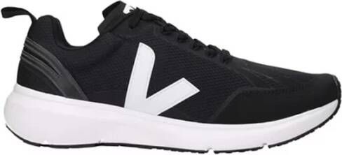 Veja Zwarte en Witte Condor 2 Alveomesh Sneaker Black Heren