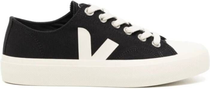 VEJA Wata II Low Canvas | Black Pierre Zwart Canvas Lage sneakers Unisex