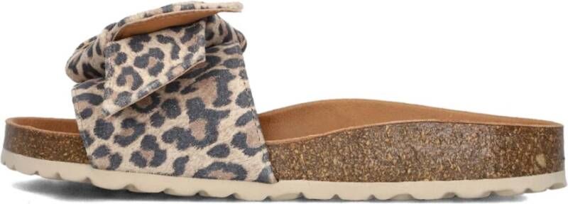 Verbenas Beige Rani Slippers voor de Zomer