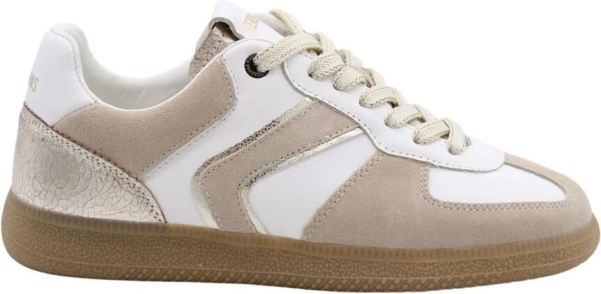 Verbenas Sora Sibela Blanco Crudo Oro Sneakers Wit Leer en Suede Dames Wit - Foto 2