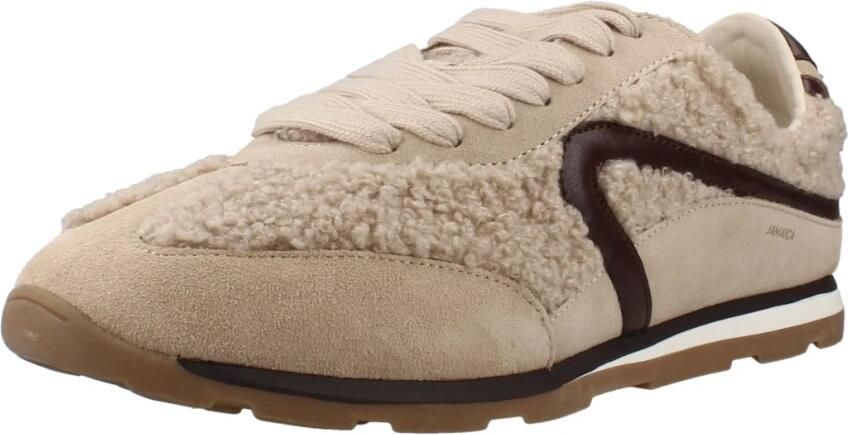 Verbenas Jamaica beige wol dames sneakers - Foto 7