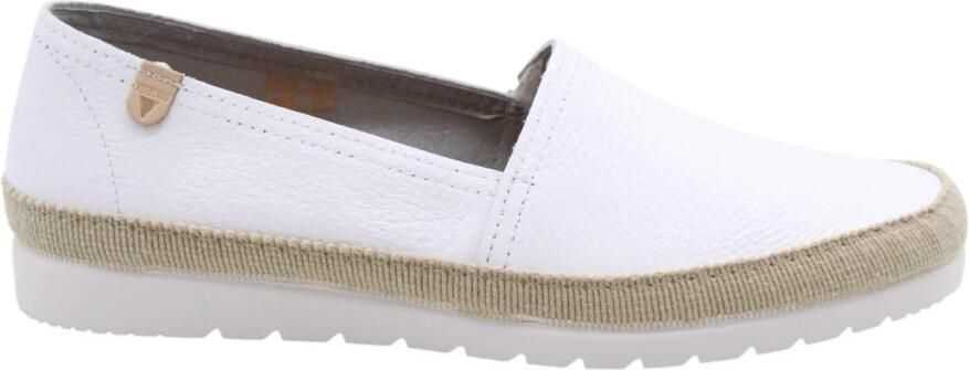 VERBENAS Espadrilles Dames Noa Maat: 42 Materiaal: Leer Kleur: Wit - Foto 9