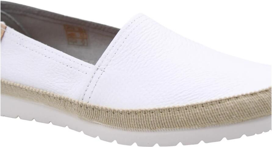 VERBENAS Espadrilles Dames Noa Maat: 42 Materiaal: Leer Kleur: Wit - Foto 8