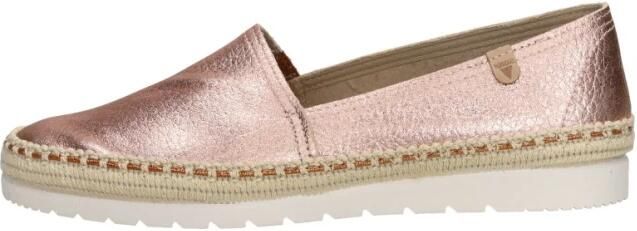 Verbenas Noa Nucleo metal leren espadrilles roze metallic - Foto 2