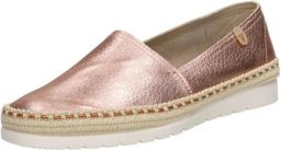 Verbenas Noa Nucleo metal leren espadrilles roze metallic